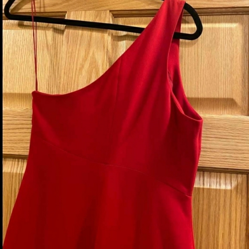Cinq a Sept Dulcina One-Shoulder Handkerchief-Hem - Picture 5 of 9